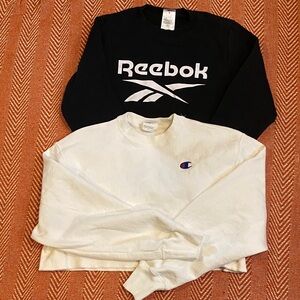 Champion Cream Reverse Weave Sweatshirt